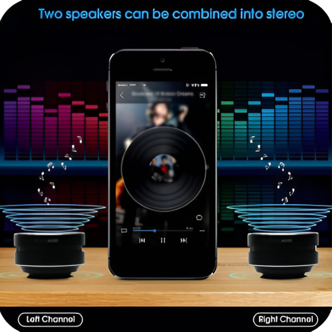 StickyWave™ - The Stick-On Bluetooth Speaker