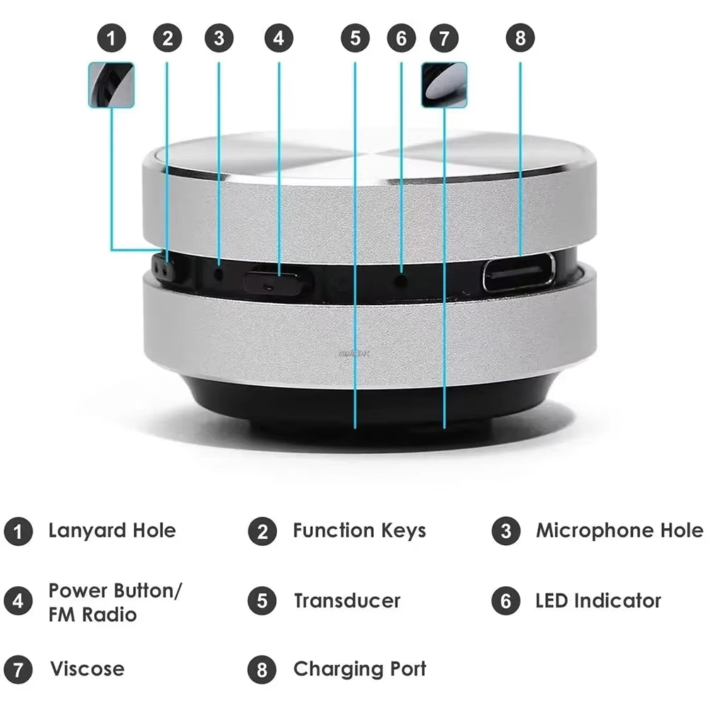 StickyWave™ - The Stick-On Bluetooth Speaker