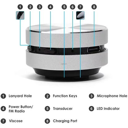 StickyWave™ - The Stick-On Bluetooth Speaker